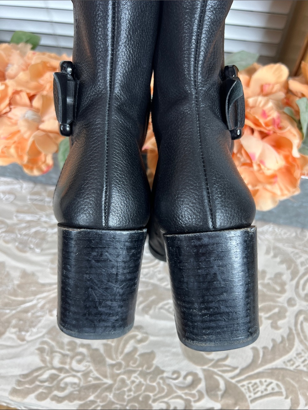 Paul Green  Nirvana Black Leather Boot  Women’s Size US 8.5 UK 6 - Picture 5 of 15